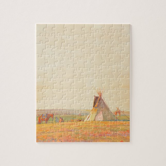 Puzzle Soirée des Prairies par Maynard Dixon (Vertical)