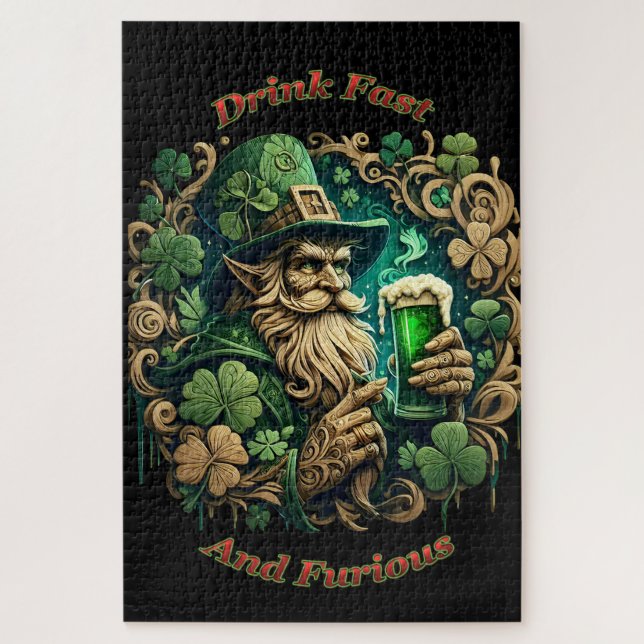 Puzzle Soirée enchantée de toast Ale A Leprechauns (Vertical)