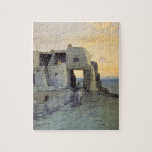 Puzzle Soirée, Pueblo de Walpi par Marion Kavagh Wachtel