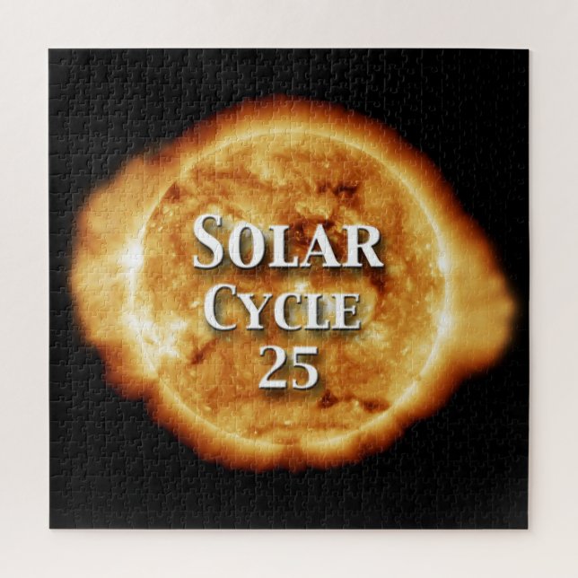 Puzzle Solaire Cycle 25 Soleil actif (Vertical)