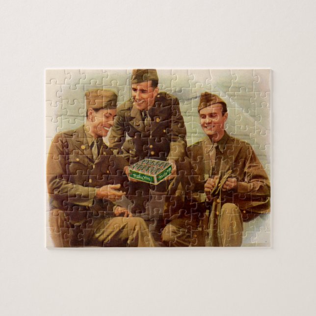 Puzzle soldats d'annonce de 2ÈME GUERRE MONDIALE des (Horizontal)