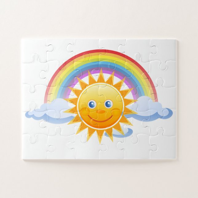 Puzzle Soleil arc-en-ciel (Horizontal)