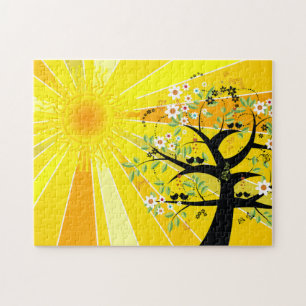 Puzzle Soleil et arbre lunaire