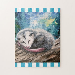 Puzzle somnoleur opossum