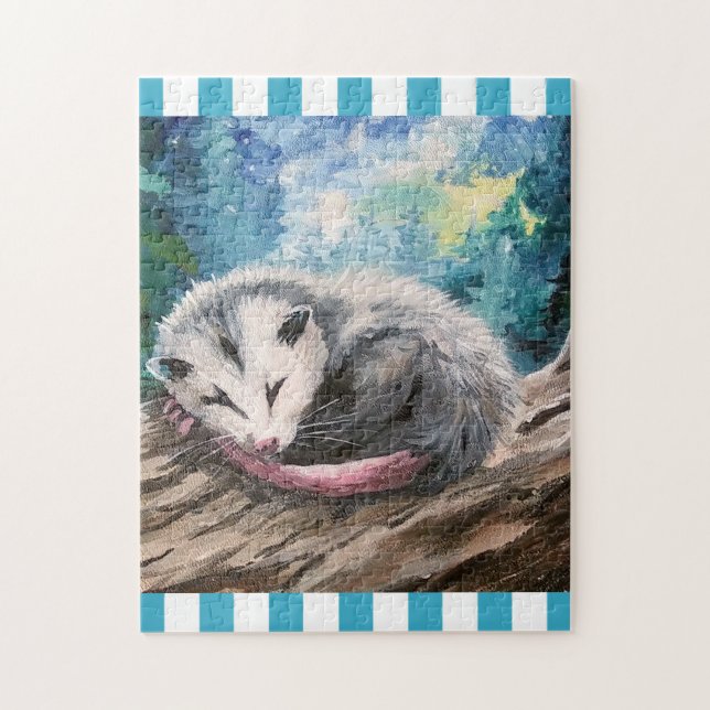 Puzzle somnoleur opossum (Vertical)