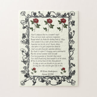 Puzzle Sonnet # 18 par William Shakespeare