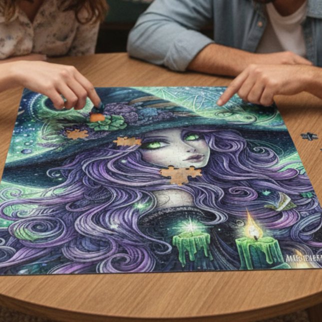 Puzzle Sorcière Céleste Mystique (Créateur téléchargé)