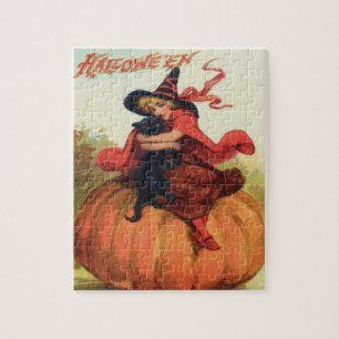 Puzzle Sorcière & Chat noir