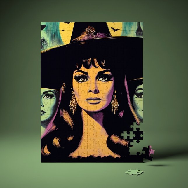 Puzzle Sorcière Vintage (Créateur téléchargé)