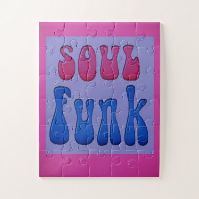 Puzzle Soul Music Mots funky graphismes (Vertical)