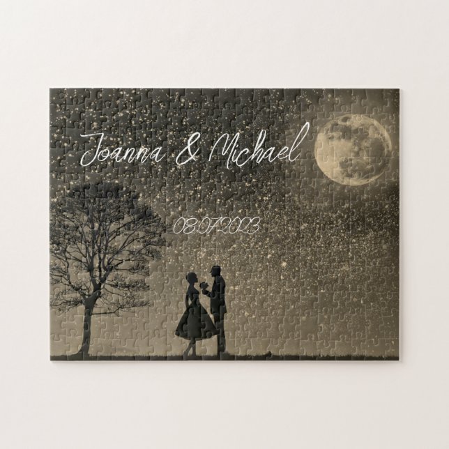 Puzzle Soulmates Je t'aime Proposition romantique Jigsaw  (Horizontal)