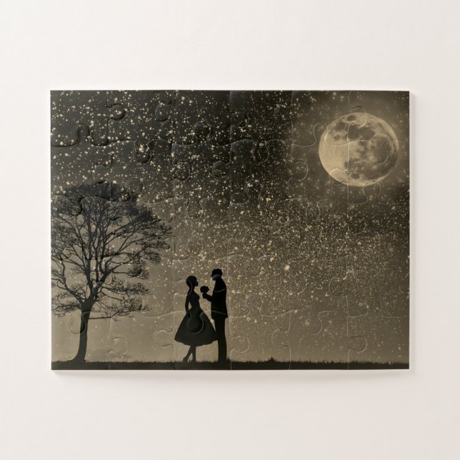 Puzzle Soulmates Je t'aime Proposition romantique Jigsaw  (Horizontal)