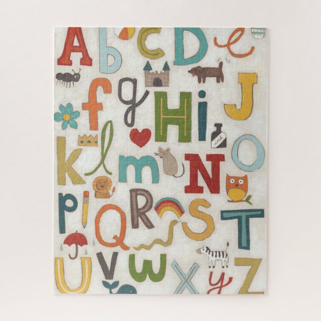 Puzzle Soupe Alphabet (Vertical)