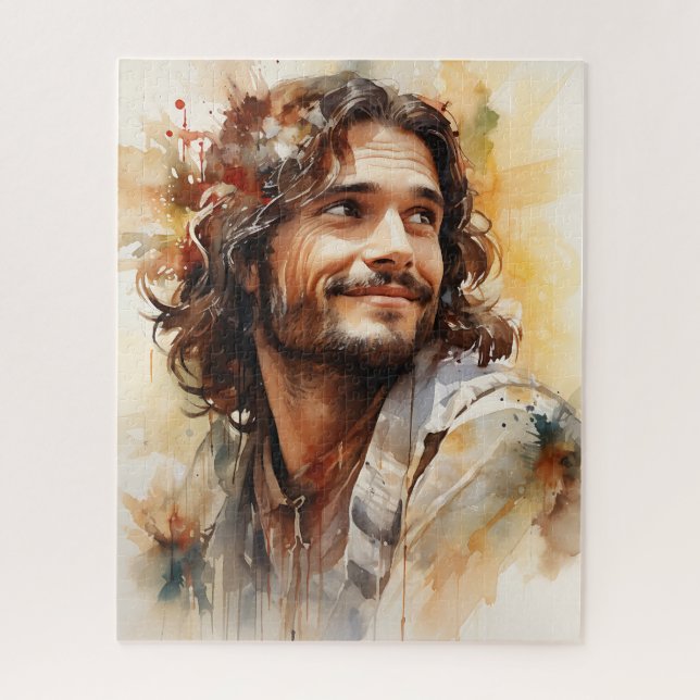 Puzzle souriant Jésus (Vertical)
