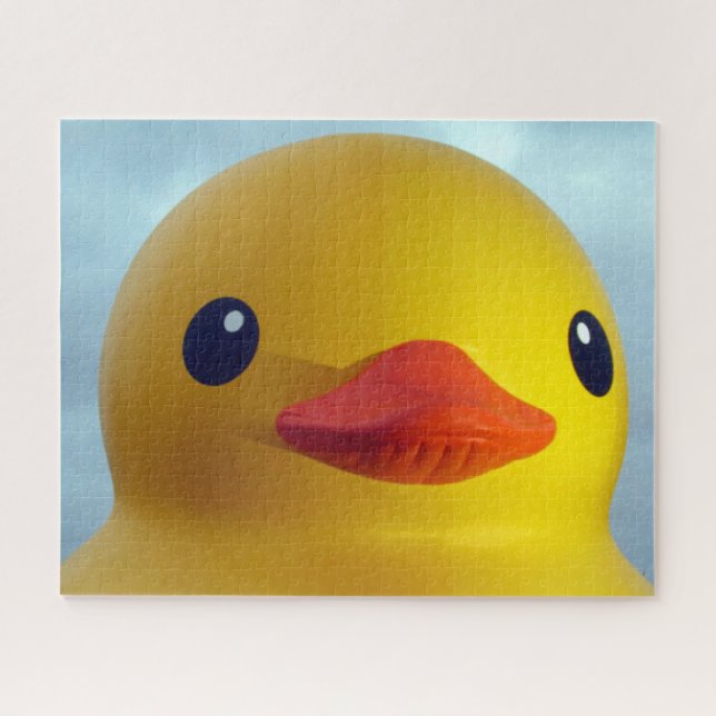 Puzzle sourire canard en caoutchouc (Horizontal)