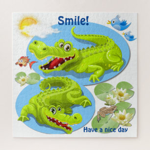Puzzle Sourire crocodile