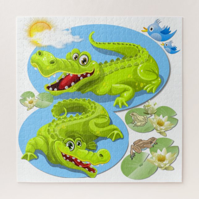 Puzzle Sourire crocodile (Vertical)