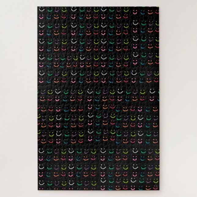 Puzzle Sourires colorés (Vertical)