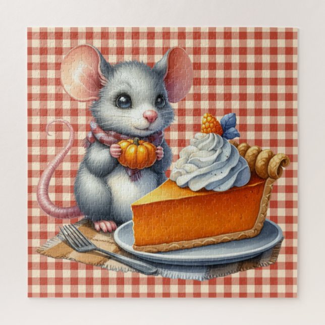 Puzzle Souris d'Automne (Vertical)