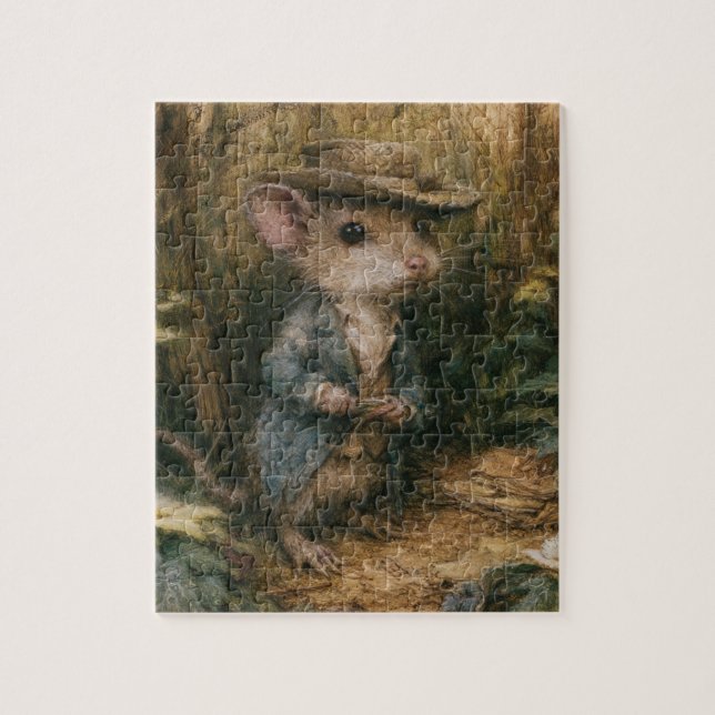Puzzle Souris de fantasy adorable (Vertical)