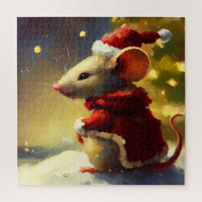 Puzzle Souris de Noël (4) (Vertical)