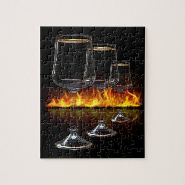 Puzzle Sous la couverture de verre (Vertical)