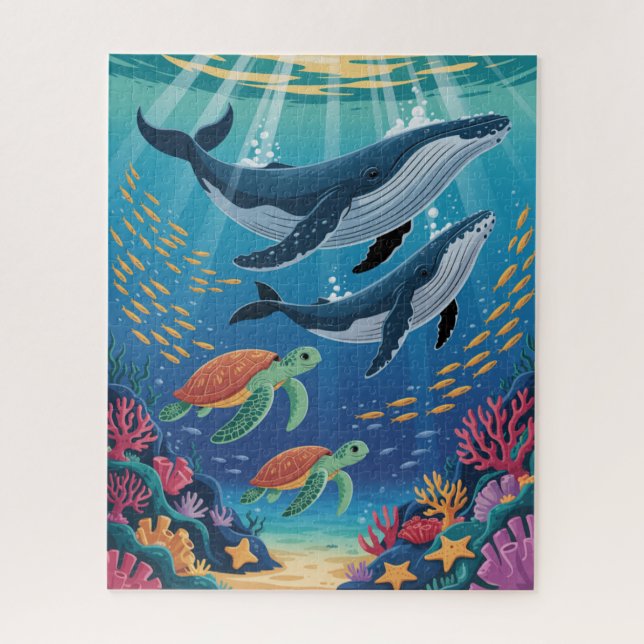 Puzzle sous la mer (Vertical)