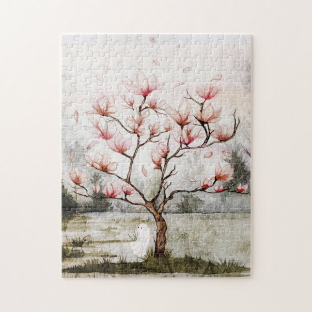 Puzzle Sous L'Arbre De Magnolia (Vertical)