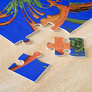 Puzzle Sous le ciel bleu : La collection d'arbres Acacia