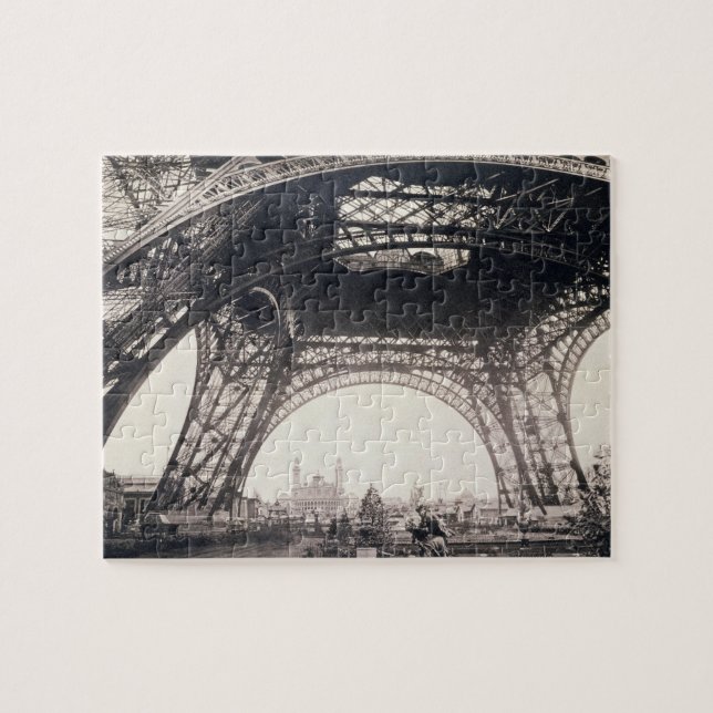 Puzzle Sous Tour Eiffel, avant de monter, de "L (Horizontal)