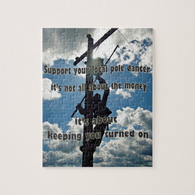 Puzzle Soutenez votre Lineman (Vertical)