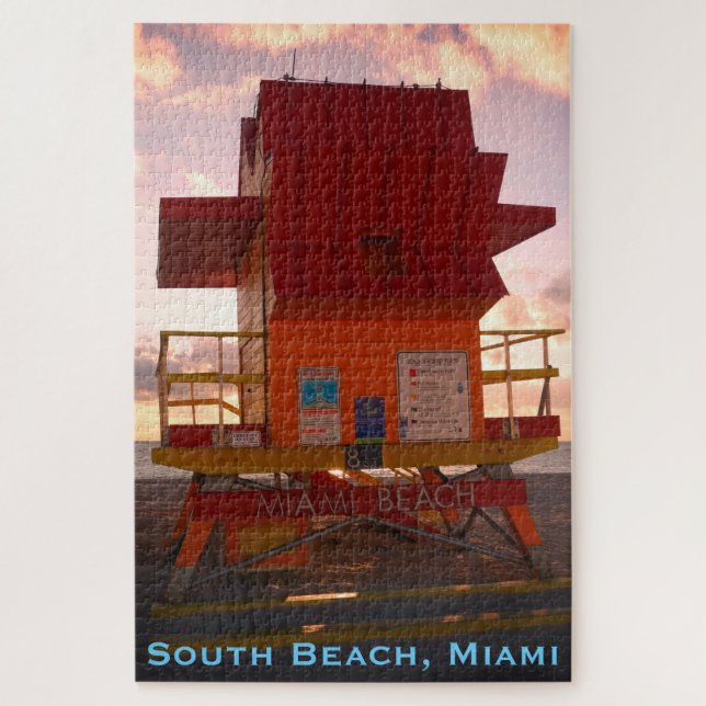 Puzzle South Beach, Miami Lifeguard Stand (Ocean Rescue) (Vertical)