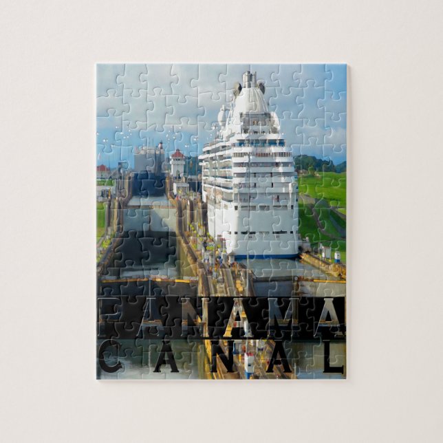 Puzzle Souvenir de canal de Panama (Vertical)
