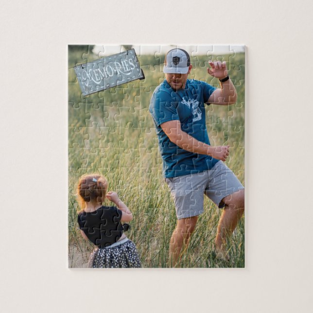 Puzzle Souvenirs Avec Ma Fille Pizzle (Vertical)