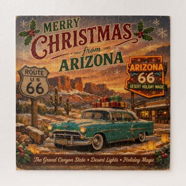 Puzzle Souvenirs de vacances dans le désert de l'Arizona (Vertical)