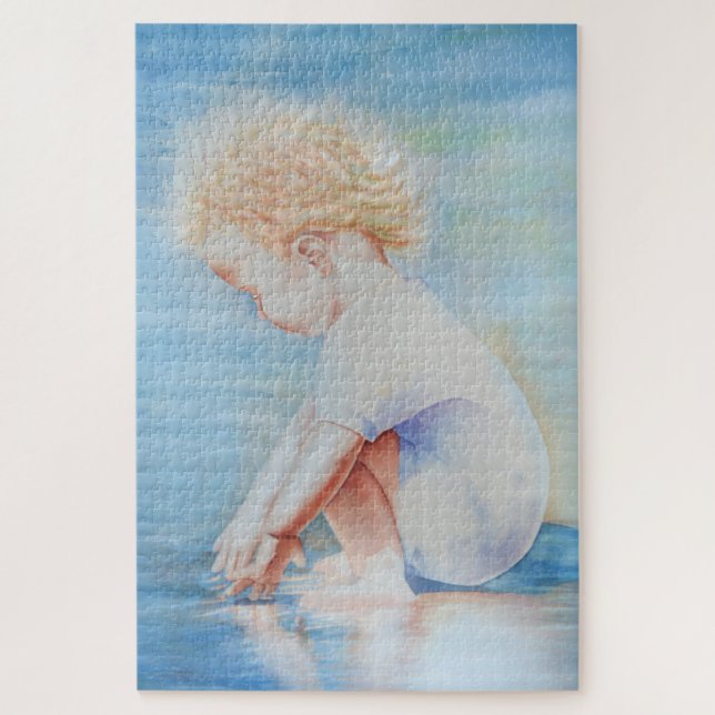 Puzzle Souvenirs de vous - aquarelle peinture enfant (Vertical)