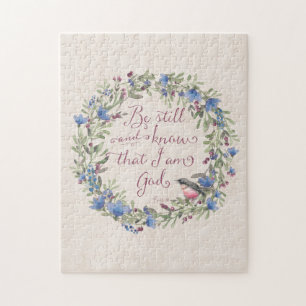 Puzzle Soyez toujours et sachez - Psaume 46:10