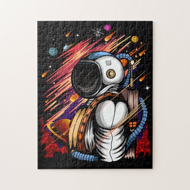 Puzzle Spaceman (Vertical)