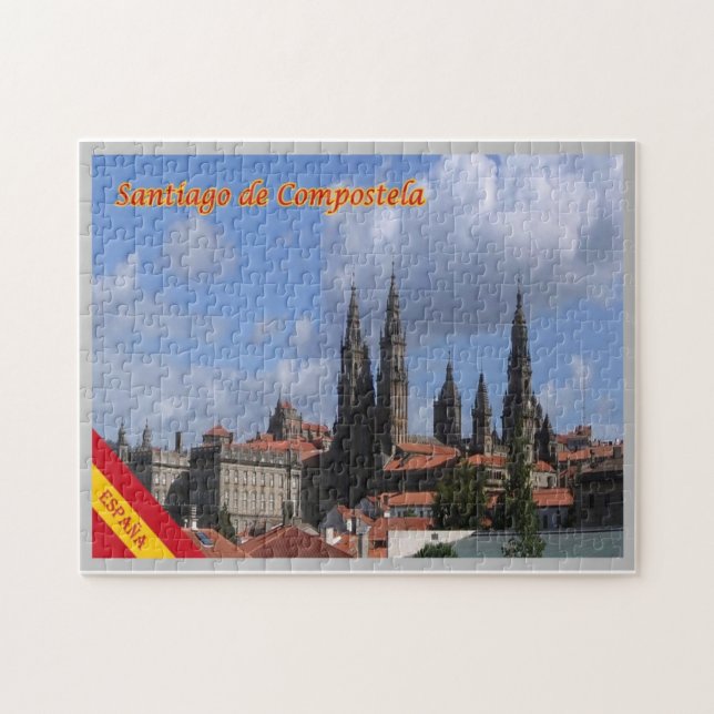 Puzzle Spain - Santiago de Compostela - (Horizontal)