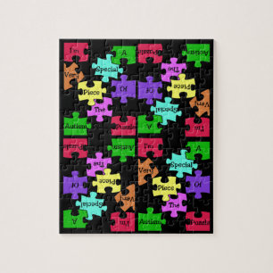 Puzzle spécial de morceau d'autisme