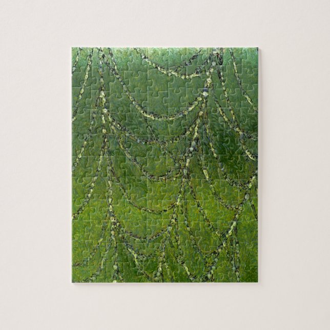 Puzzle Spider Web avec droplets à mâcher Art Abstrait (Vertical)