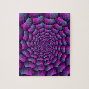 Puzzle Spiral de balle dans le Pink Blue and Purple