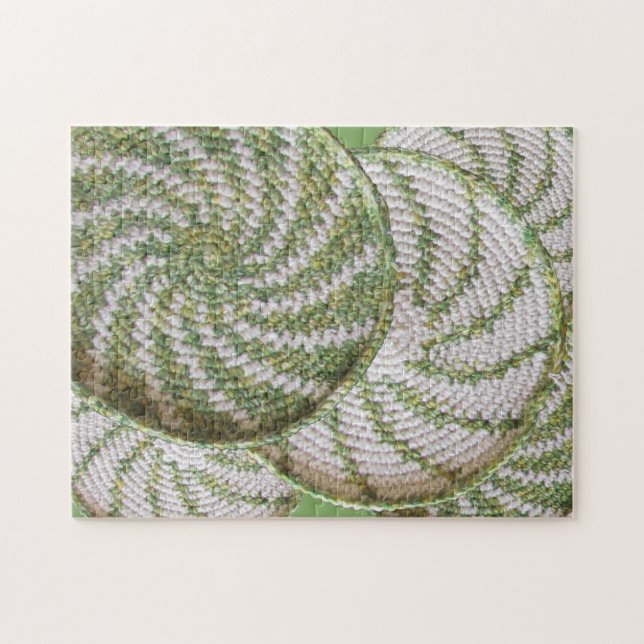 Puzzle - Spirales en crochet (Horizontal)