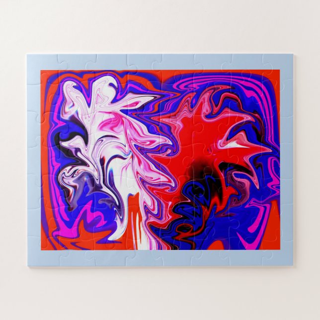 Puzzle Spirit of dancing abstract art (Horizontal)