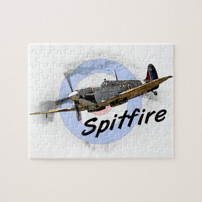 Puzzle Spitfire (Horizontal)