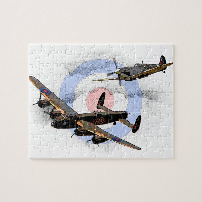 Puzzle Spitfire et Lancaster (Horizontal)