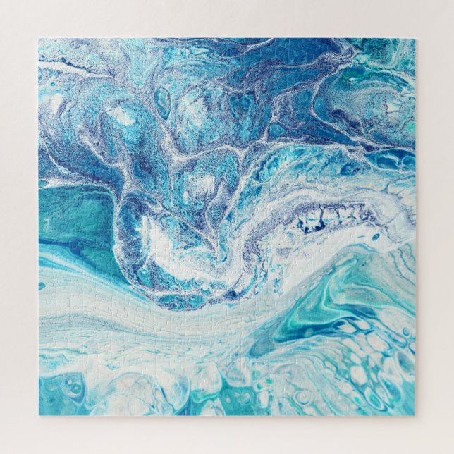 Puzzle Splash couleur : Acrylique Abstrait Arrière - plan (Vertical)