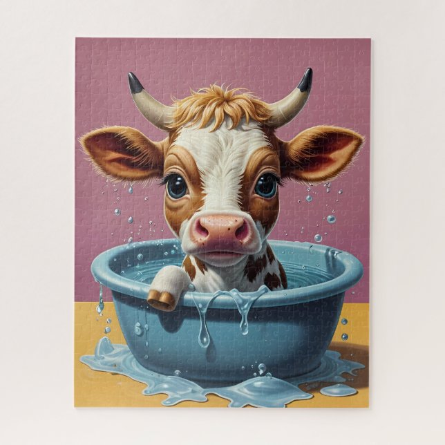 Puzzle Splish Splash, Time for Pet & Funny Animal Bains (Vertical)