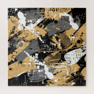 Puzzle Sport Abstrait, style graffiti