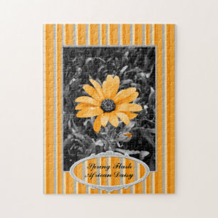 Puzzle Spring Flash African Daisy Photograph Custom
